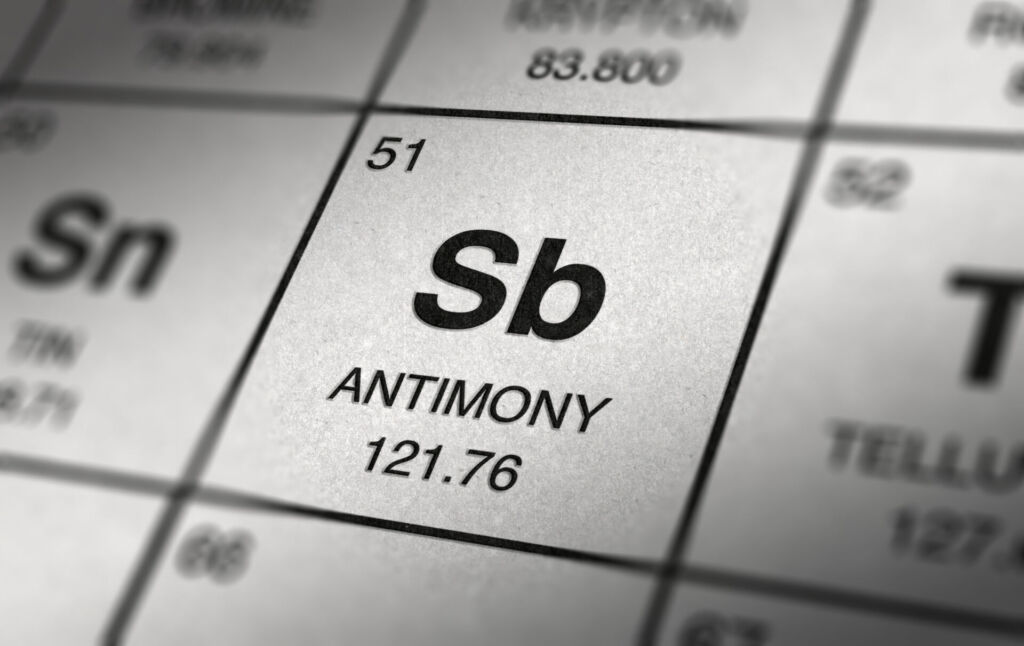 THE RISE IN CONCERN WITH ANTIMONY IN THE AUTOMOTIVE INDUSTRY.