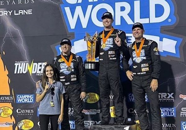 SRX Motor Mile Victory Lane